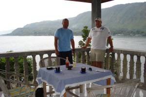 Lake Toba in the heart of Sumatra
